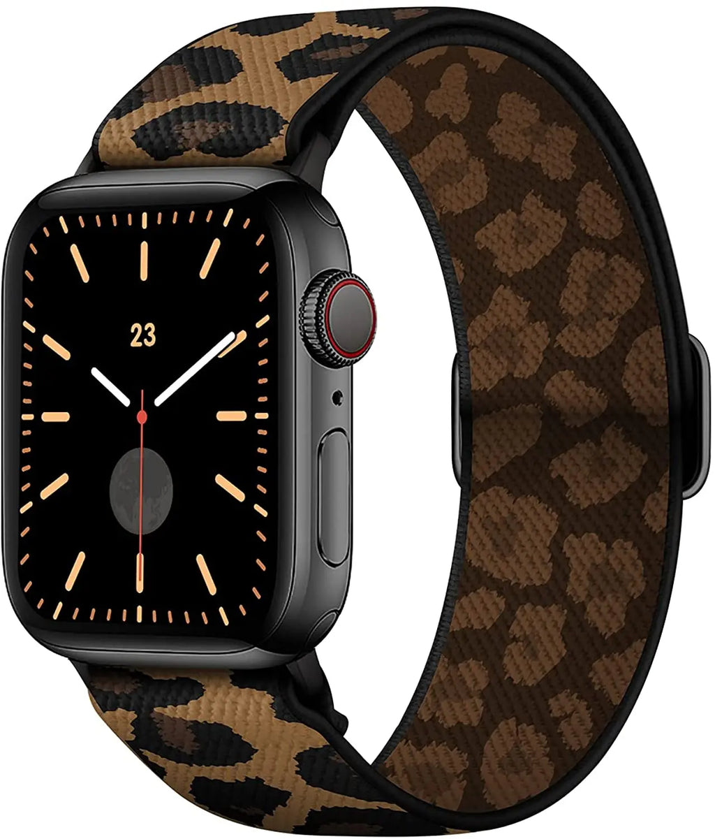 Scrunchie Strap for Apple Watch – Elastic Nylon Band for 49/46/45/44/42/41/40mm (Series 11–2, SE & Ultra)