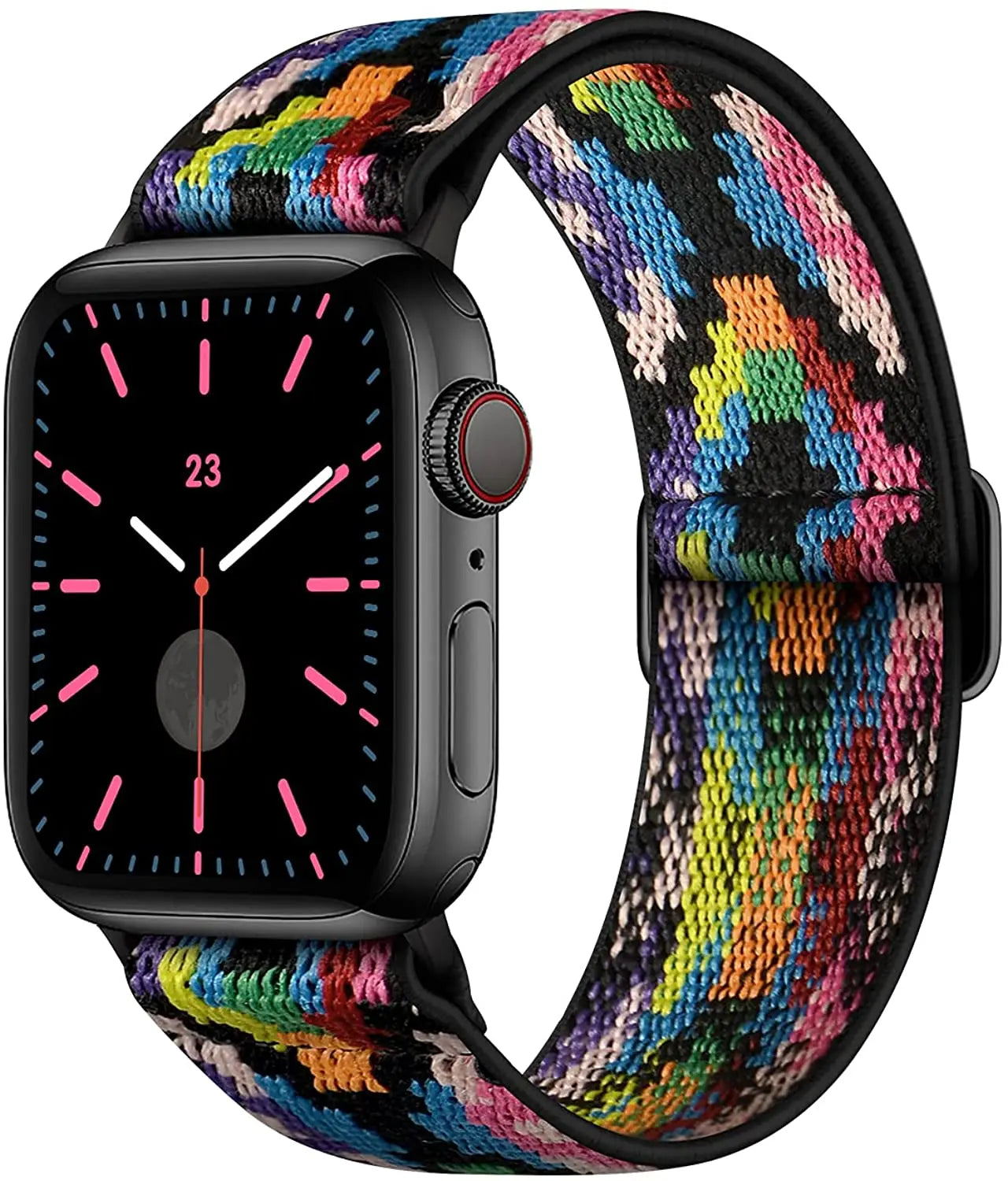 Scrunchie Strap for Apple Watch – Elastic Nylon Band for 49/46/45/44/42/41/40mm (Series 11–2, SE & Ultra)