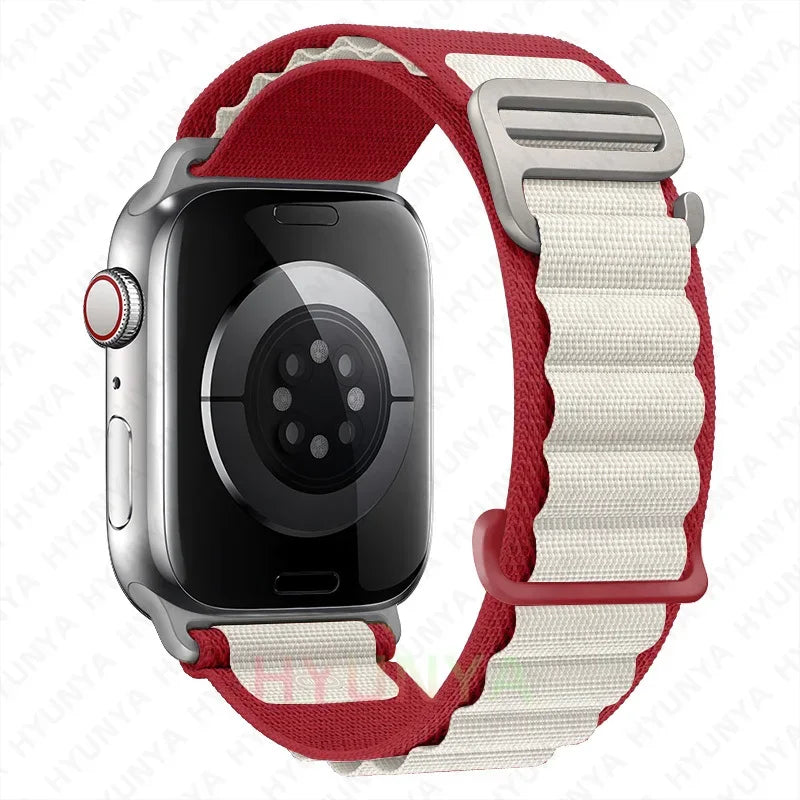 Alpine Strap for Apple Watch – Rugged Nylon Band for 49/46/45/44/42/41/40mm (Series 11–6, SE & Ultra)
