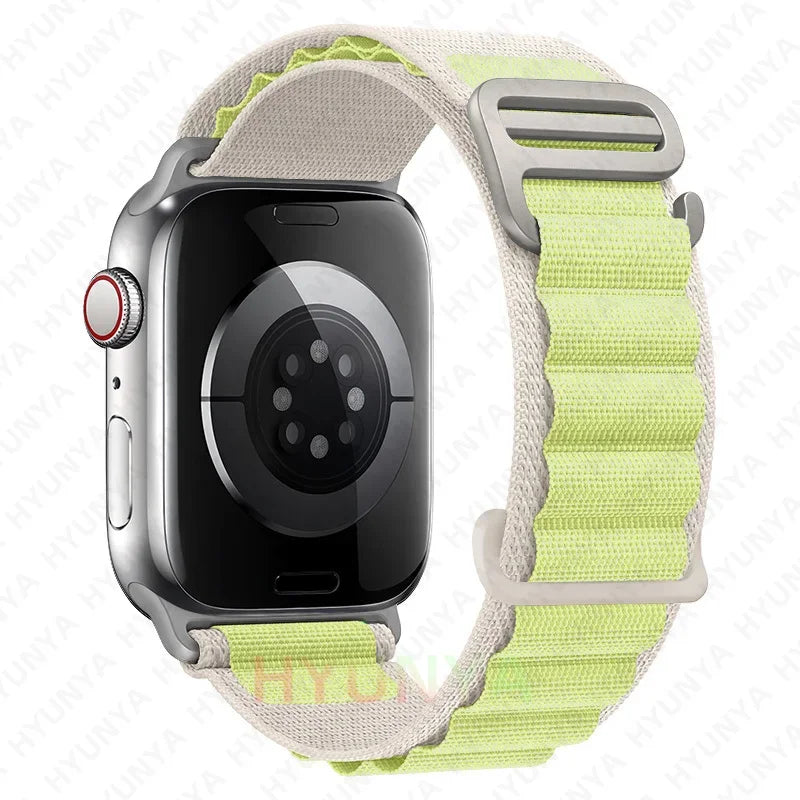 Alpine Strap for Apple Watch – Rugged Nylon Band for 49/46/45/44/42/41/40mm (Series 11–6, SE & Ultra)
