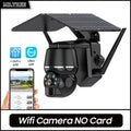 Wireless Solar Security Camera 5MP – 4G SIM & WiFi Outdoor PTZ Camera with Motion Detection & Night Vision