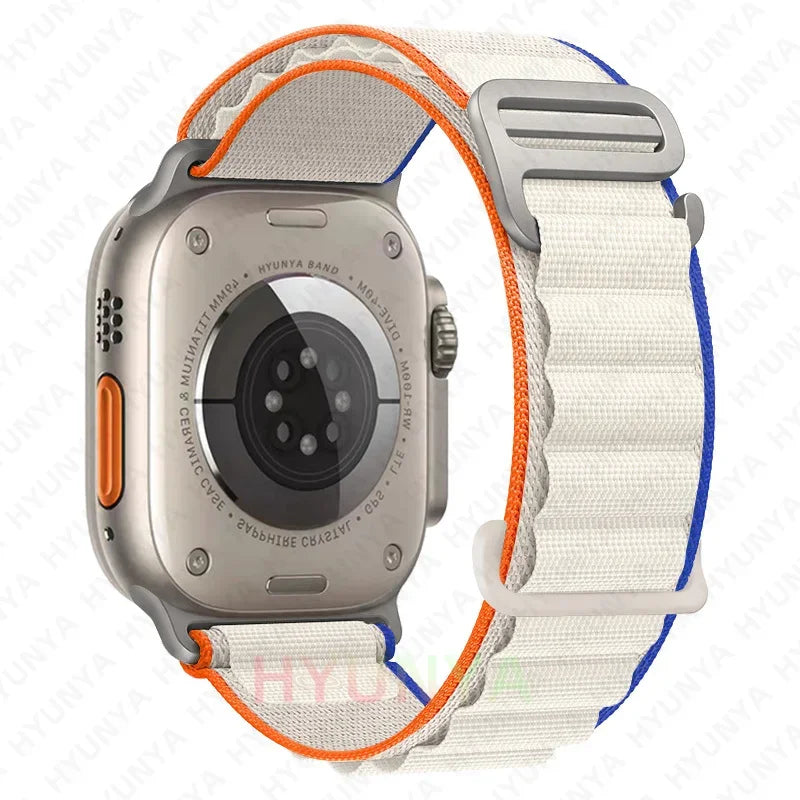 Alpine Strap for Apple Watch – Rugged Nylon Band for 49/46/45/44/42/41/40mm (Series 11–6, SE & Ultra)