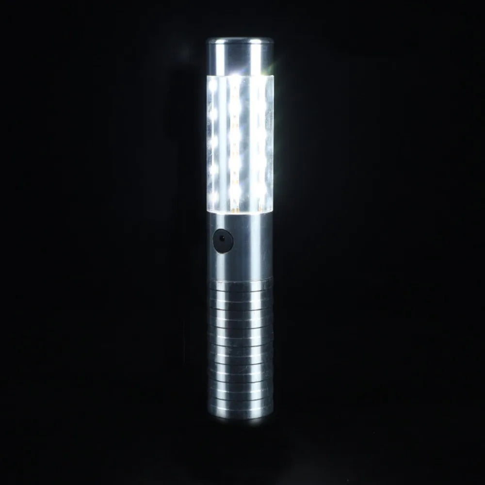 Rechargeable Handheld Strobe Lights Light Flash Gold Silver Champagne Bottle Sparklers Colorful Flash Strobe Stick