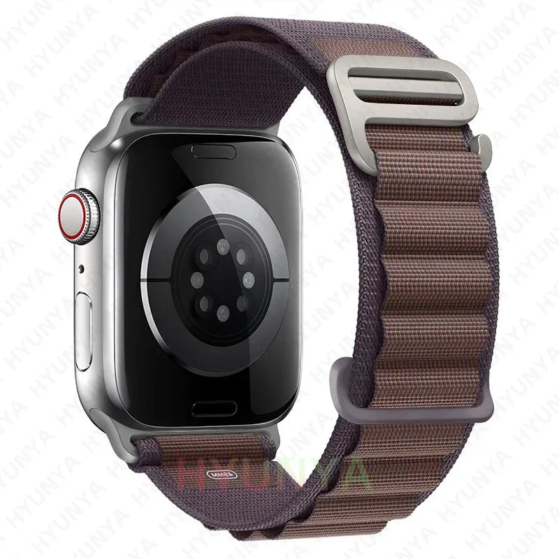 Alpine Strap for Apple Watch – Rugged Nylon Band for 49/46/45/44/42/41/40mm (Series 11–6, SE & Ultra)