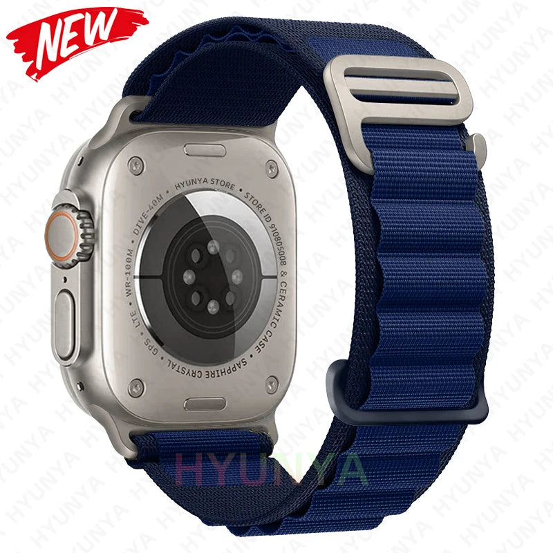 Alpine Strap for Apple Watch – Rugged Nylon Band for 49/46/45/44/42/41/40mm (Series 11–6, SE & Ultra)