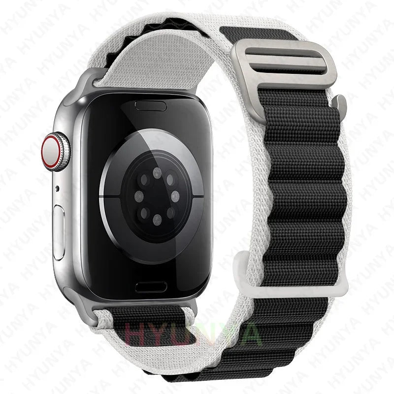 Alpine Strap for Apple Watch – Rugged Nylon Band for 49/46/45/44/42/41/40mm (Series 11–6, SE & Ultra)