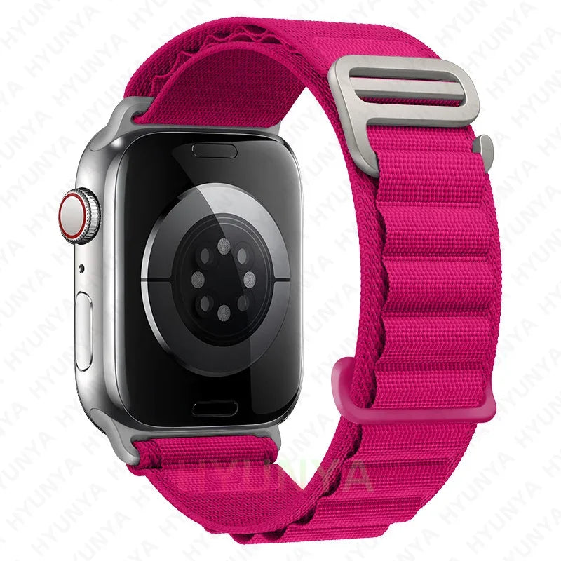 Alpine Strap for Apple Watch – Rugged Nylon Band for 49/46/45/44/42/41/40mm (Series 11–6, SE & Ultra)