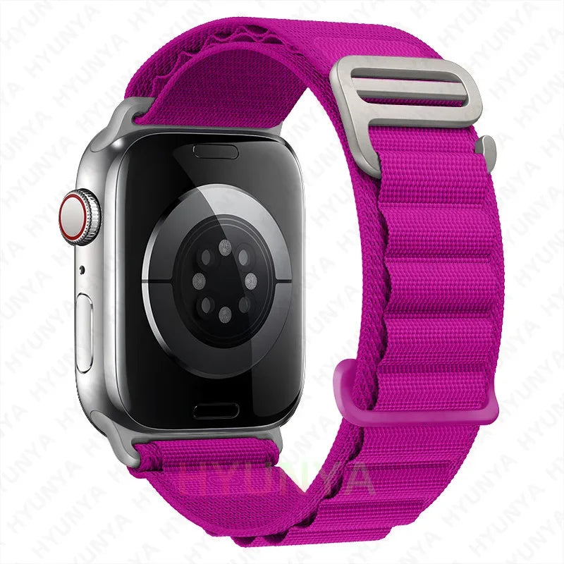Alpine Strap for Apple Watch – Rugged Nylon Band for 49/46/45/44/42/41/40mm (Series 11–6, SE & Ultra)