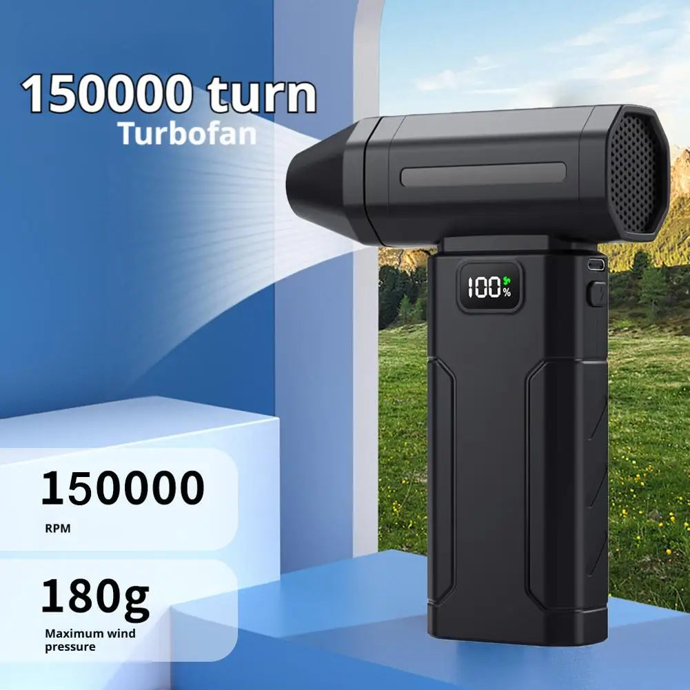 Ultra-Power Turbo Air Blower – 150,000 RPM Cordless Electric Dust Cleaner for Car, PC & Home