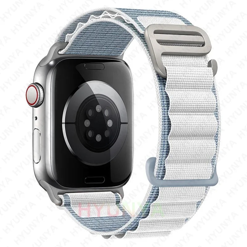 Alpine Strap for Apple Watch – Rugged Nylon Band for 49/46/45/44/42/41/40mm (Series 11–6, SE & Ultra)