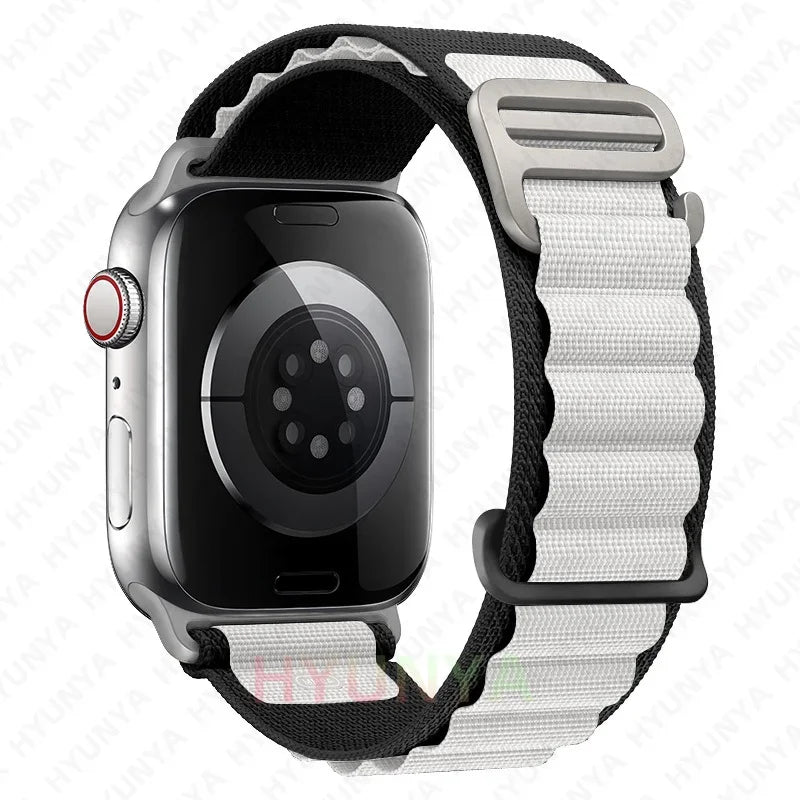 Alpine Strap for Apple Watch – Rugged Nylon Band for 49/46/45/44/42/41/40mm (Series 11–6, SE & Ultra)