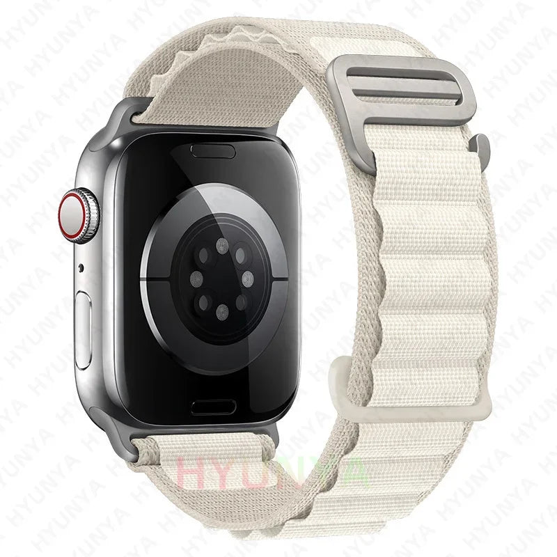Alpine Strap for Apple Watch – Rugged Nylon Band for 49/46/45/44/42/41/40mm (Series 11–6, SE & Ultra)