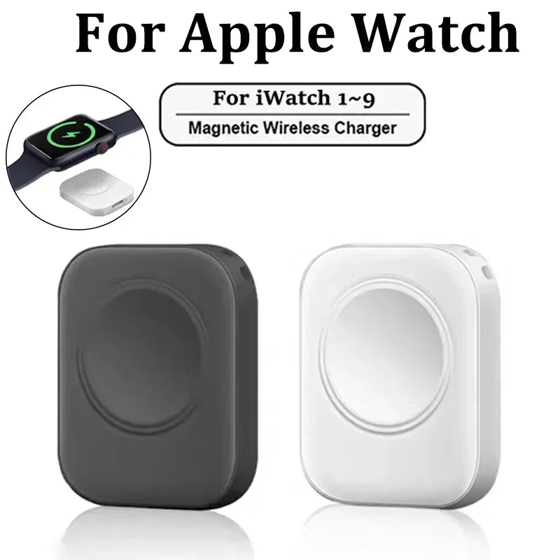 Magnetic Fast Charger for Apple Watch – Portable USB-C Wireless Charging Cable (Series 9–1)