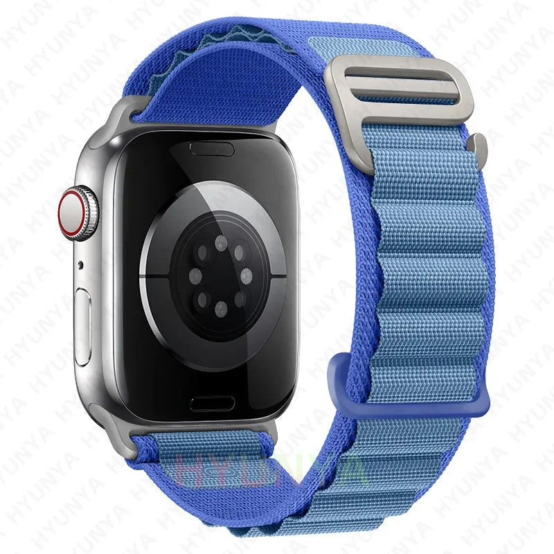 Alpine Strap for Apple Watch – Rugged Nylon Band for 49/46/45/44/42/41/40mm (Series 11–6, SE & Ultra)