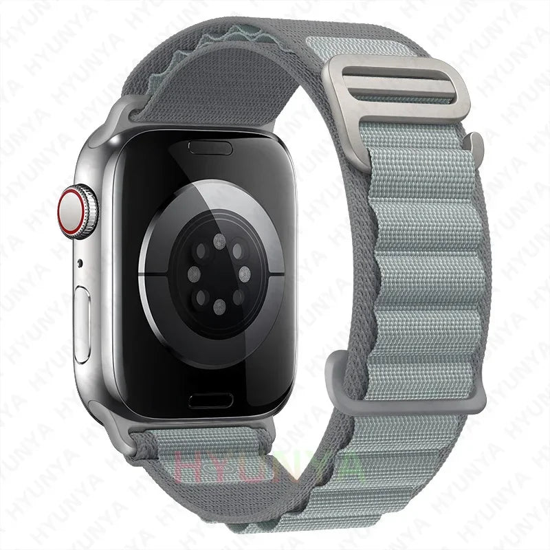 Alpine Strap for Apple Watch – Rugged Nylon Band for 49/46/45/44/42/41/40mm (Series 11–6, SE & Ultra)