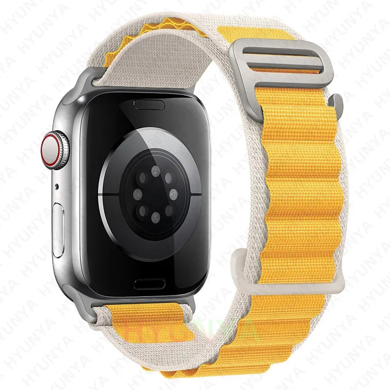 Alpine Strap for Apple Watch – Rugged Nylon Band for 49/46/45/44/42/41/40mm (Series 11–6, SE & Ultra)