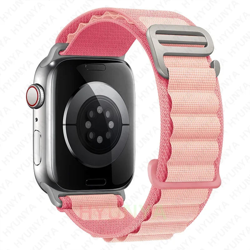 Alpine Strap for Apple Watch – Rugged Nylon Band for 49/46/45/44/42/41/40mm (Series 11–6, SE & Ultra)