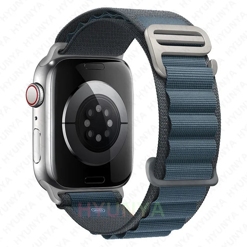Alpine Strap for Apple Watch – Rugged Nylon Band for 49/46/45/44/42/41/40mm (Series 11–6, SE & Ultra)