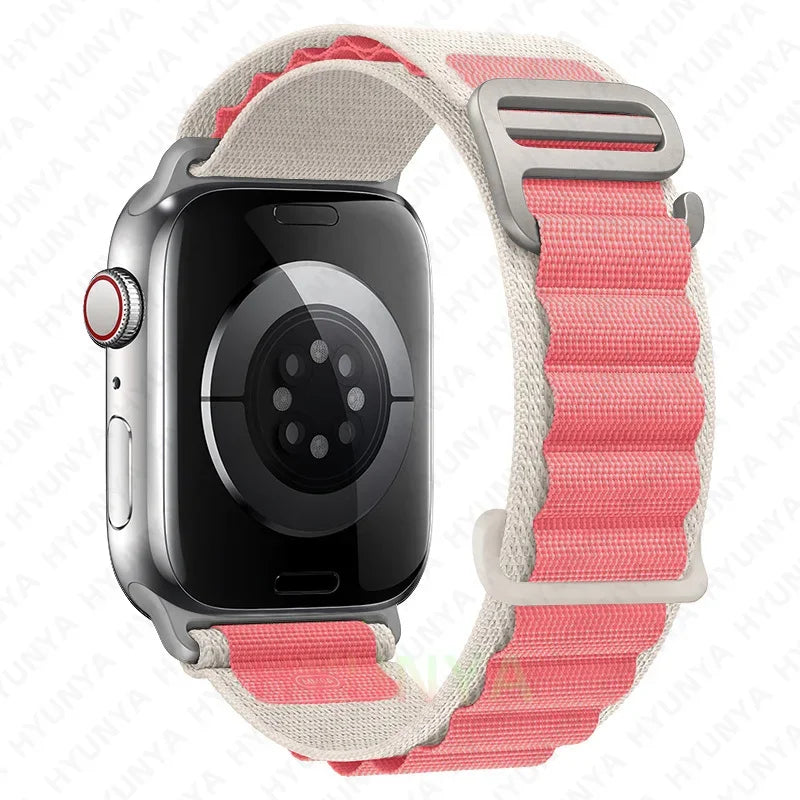 Alpine Strap for Apple Watch – Rugged Nylon Band for 49/46/45/44/42/41/40mm (Series 11–6, SE & Ultra)
