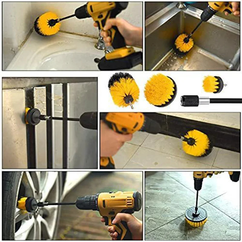 Car Brush Set Detailing Nylon Ultimate Auto Cleaning Kit for Vents Gaps Maintenance Car Air Exterior Clearance Universal Tools