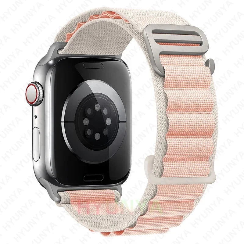 Alpine Strap for Apple Watch – Rugged Nylon Band for 49/46/45/44/42/41/40mm (Series 11–6, SE & Ultra)