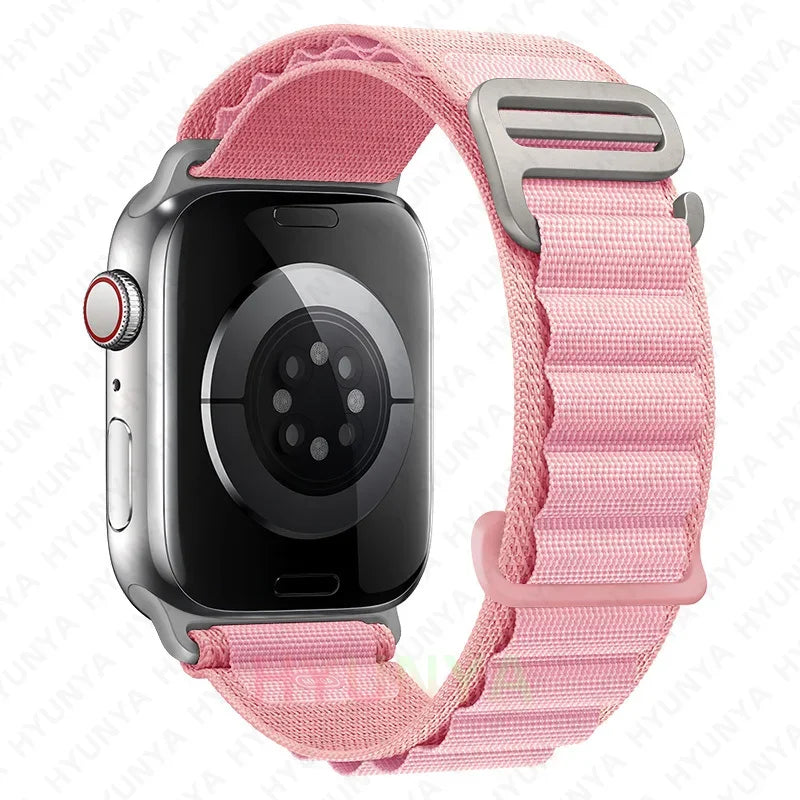 Alpine Strap for Apple Watch – Rugged Nylon Band for 49/46/45/44/42/41/40mm (Series 11–6, SE & Ultra)