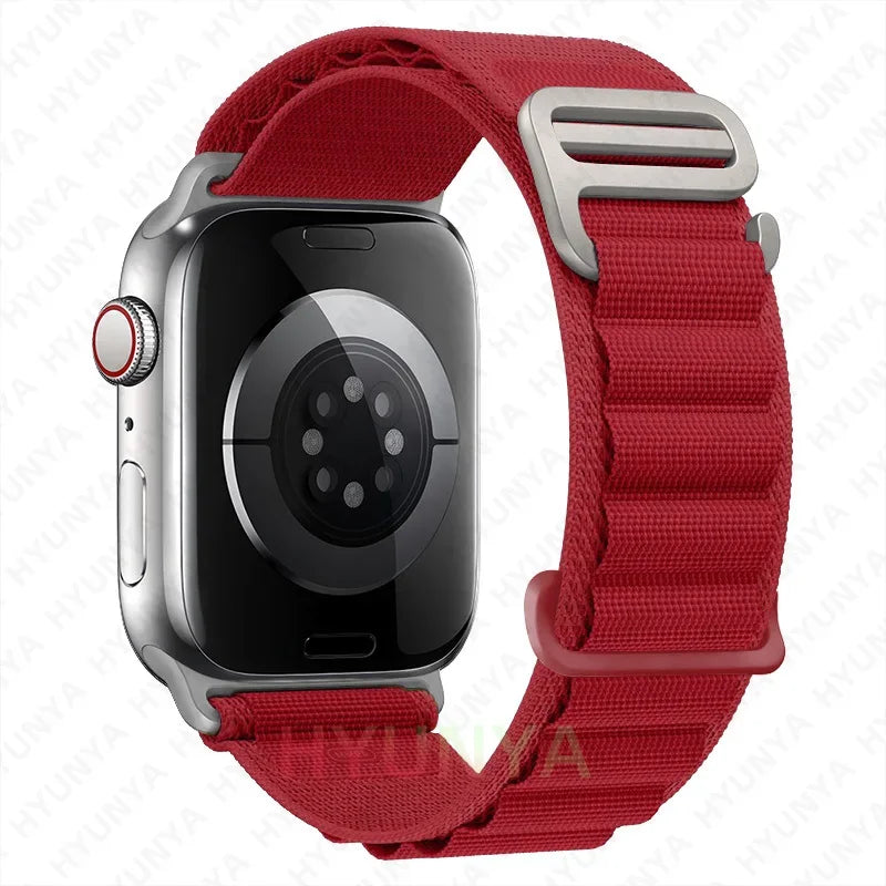 Alpine Strap for Apple Watch – Rugged Nylon Band for 49/46/45/44/42/41/40mm (Series 11–6, SE & Ultra)