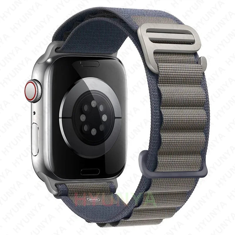 Alpine Strap for Apple Watch – Rugged Nylon Band for 49/46/45/44/42/41/40mm (Series 11–6, SE & Ultra)