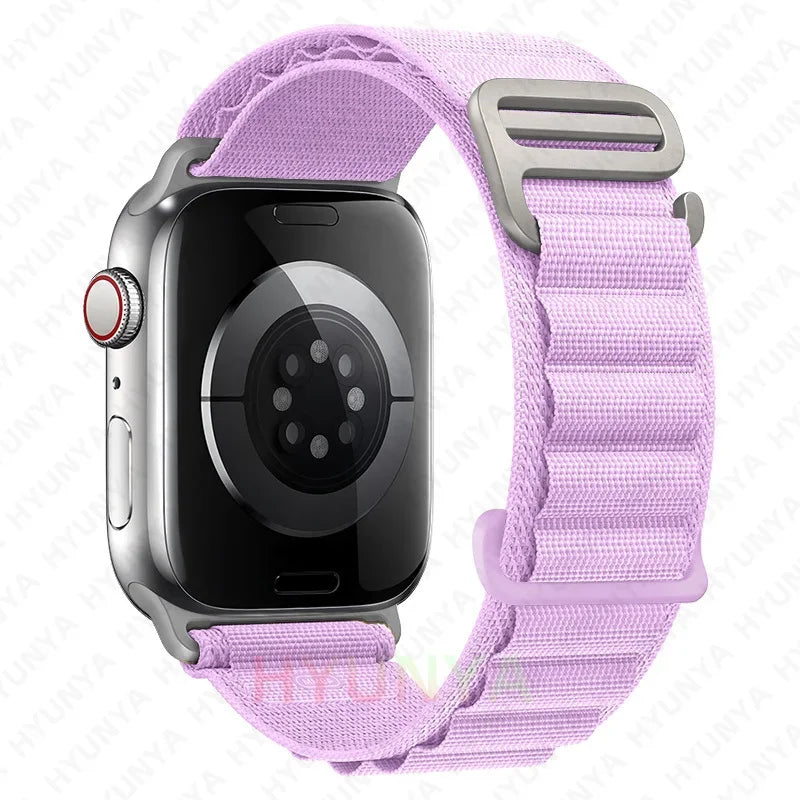 Alpine Strap for Apple Watch – Rugged Nylon Band for 49/46/45/44/42/41/40mm (Series 11–6, SE & Ultra)