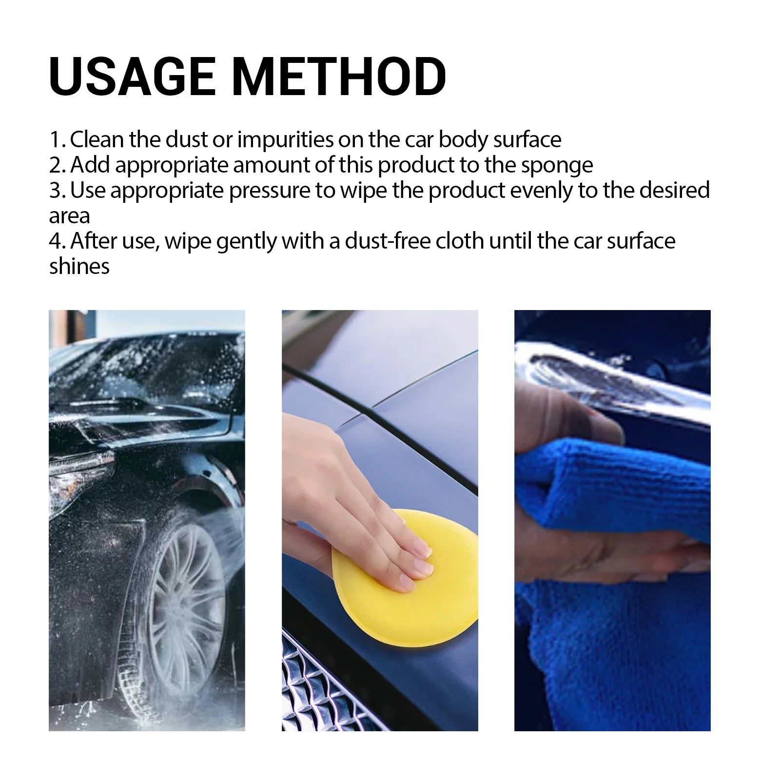 Car Scratch Remover Paste Auto Paint Repair Polishing Wax Vehicle Surface Restorer Care Kit Remove Minor Scratches Restore Gloss