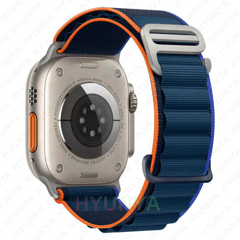 Alpine Strap for Apple Watch – Rugged Nylon Band for 49/46/45/44/42/41/40mm (Series 11–6, SE & Ultra)