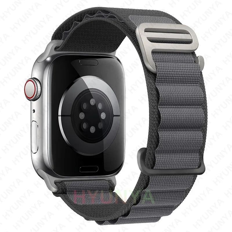 Alpine Strap for Apple Watch – Rugged Nylon Band for 49/46/45/44/42/41/40mm (Series 11–6, SE & Ultra)