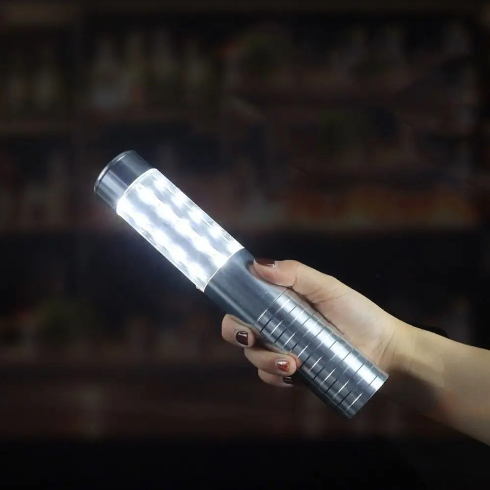 Rechargeable Handheld Strobe Lights Light Flash Gold Silver Champagne Bottle Sparklers Colorful Flash Strobe Stick