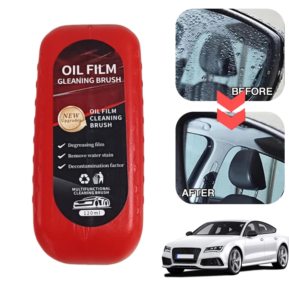 1-5Sets Glass Cleaning Board Universal Glass Cleaning Wipe Board Cleaning Glass Brush for Car Windshield Oil Film Cleaner