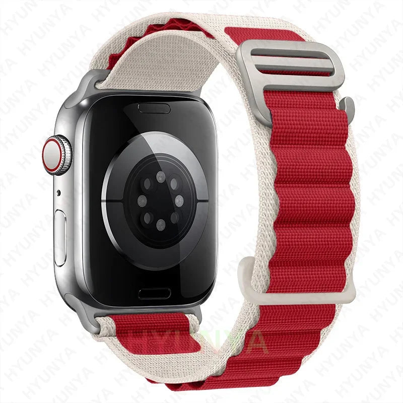 Alpine Strap for Apple Watch – Rugged Nylon Band for 49/46/45/44/42/41/40mm (Series 11–6, SE & Ultra)