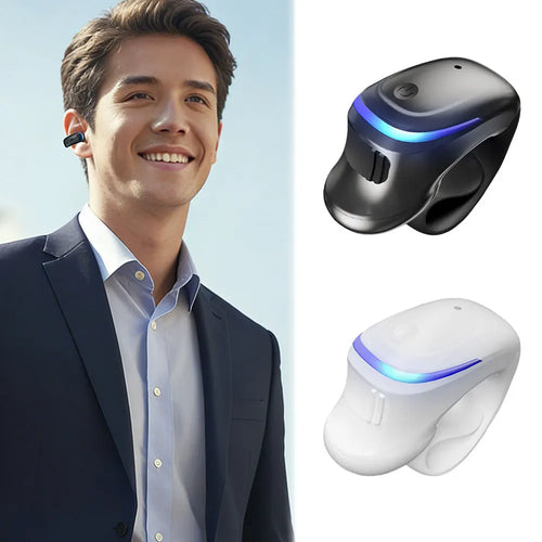 1Pc Bone Conduction 5.4 Wireless Bluetooth Headset Talking Clip-on Headset Long Time Wear Without Pain Ultra Long Battery Life
