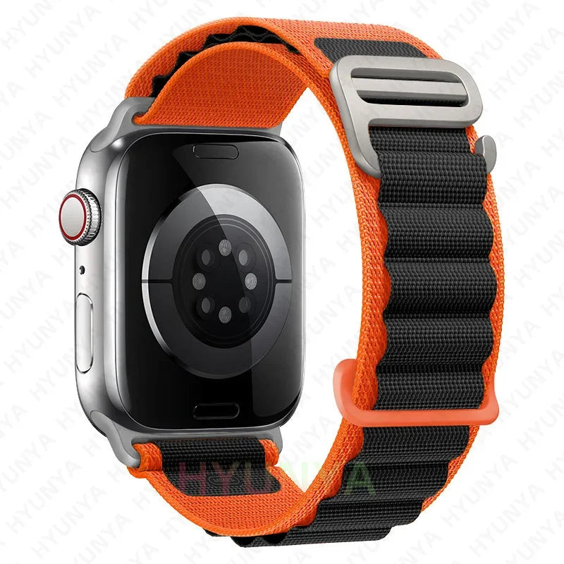 Alpine Strap for Apple Watch – Rugged Nylon Band for 49/46/45/44/42/41/40mm (Series 11–6, SE & Ultra)
