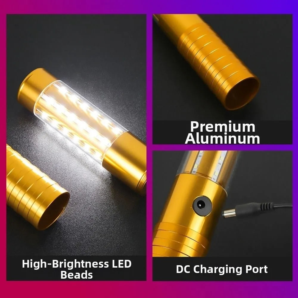 Rechargeable Handheld Strobe Lights Light Flash Gold Silver Champagne Bottle Sparklers Colorful Flash Strobe Stick