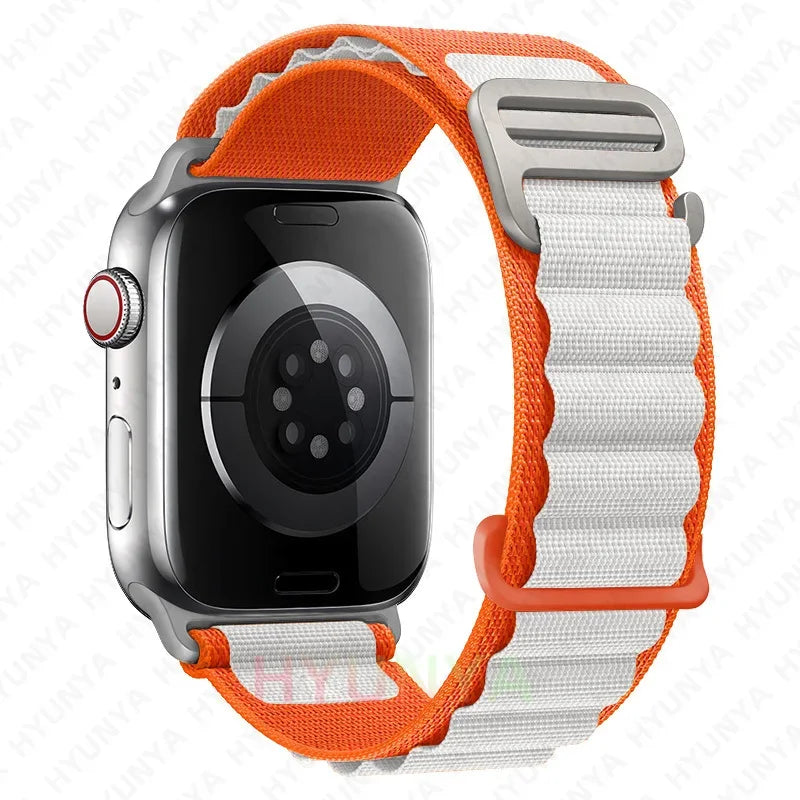 Alpine Strap for Apple Watch – Rugged Nylon Band for 49/46/45/44/42/41/40mm (Series 11–6, SE & Ultra)
