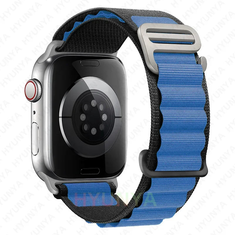 Alpine Strap for Apple Watch – Rugged Nylon Band for 49/46/45/44/42/41/40mm (Series 11–6, SE & Ultra)