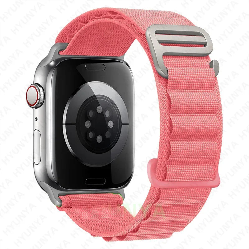 Alpine Strap for Apple Watch – Rugged Nylon Band for 49/46/45/44/42/41/40mm (Series 11–6, SE & Ultra)
