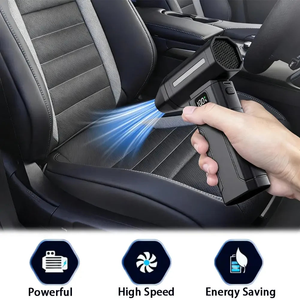 Ultra-Power Turbo Air Blower – 150,000 RPM Cordless Electric Dust Cleaner for Car, PC & Home
