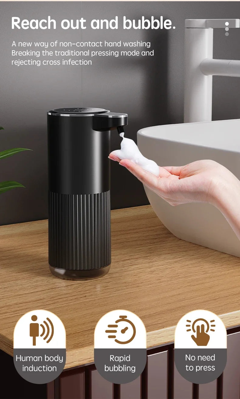 Xiaomi 350ml Multifunctional Automatic Soap Dispenser Touchless Foam/Gel Dispenser 4 Level Wall Mount Hands Free Auto