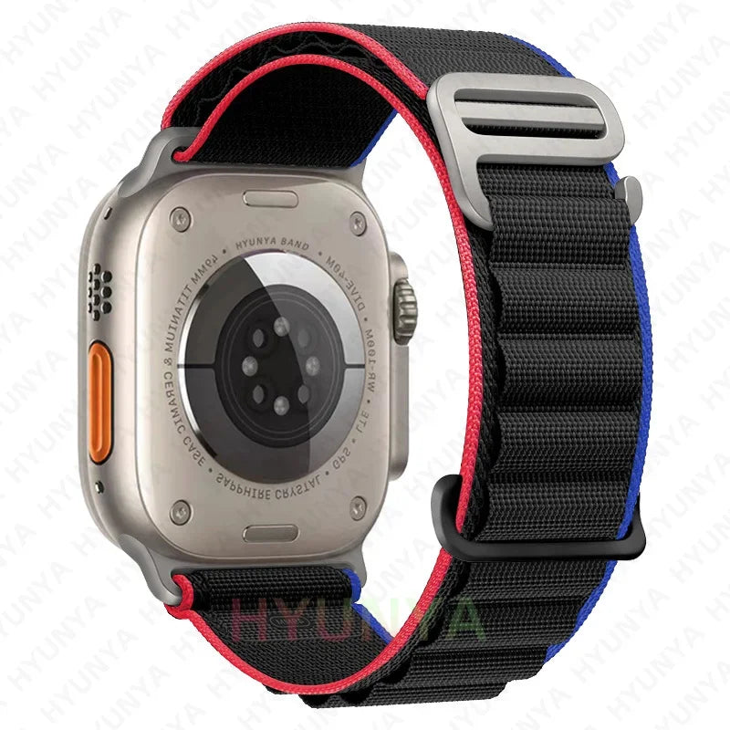 Alpine Strap for Apple Watch – Rugged Nylon Band for 49/46/45/44/42/41/40mm (Series 11–6, SE & Ultra)
