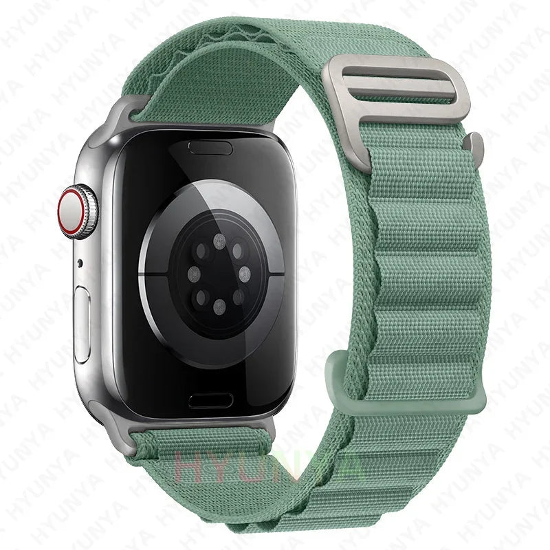 Alpine Strap for Apple Watch – Rugged Nylon Band for 49/46/45/44/42/41/40mm (Series 11–6, SE & Ultra)