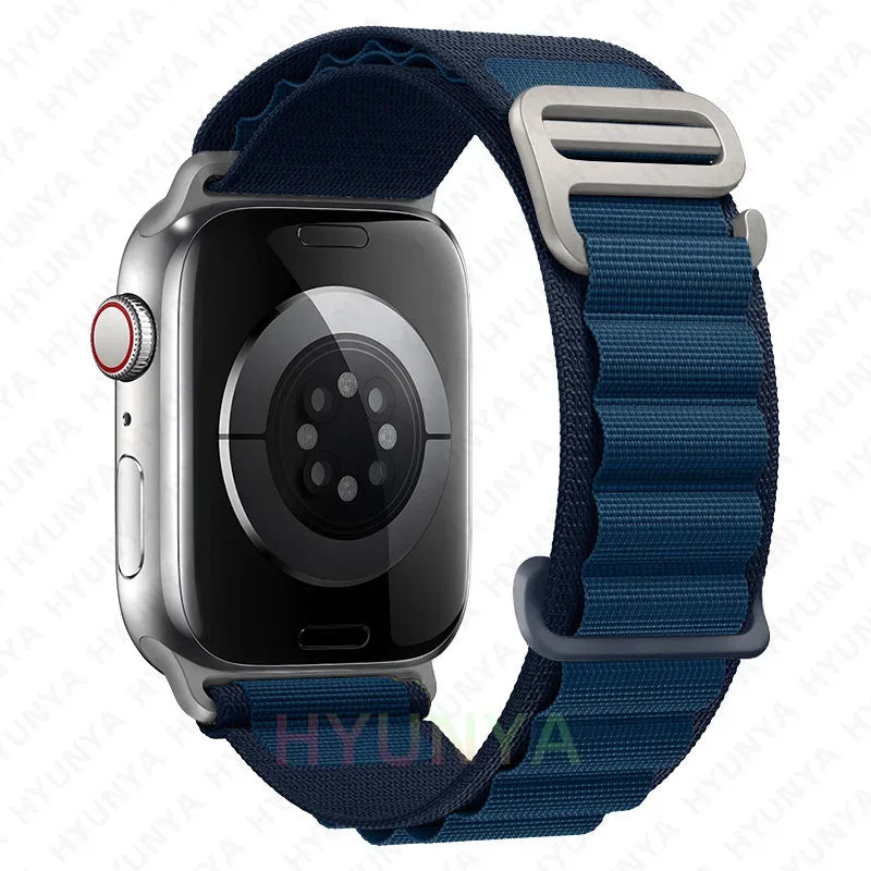 Alpine Strap for Apple Watch – Rugged Nylon Band for 49/46/45/44/42/41/40mm (Series 11–6, SE & Ultra)