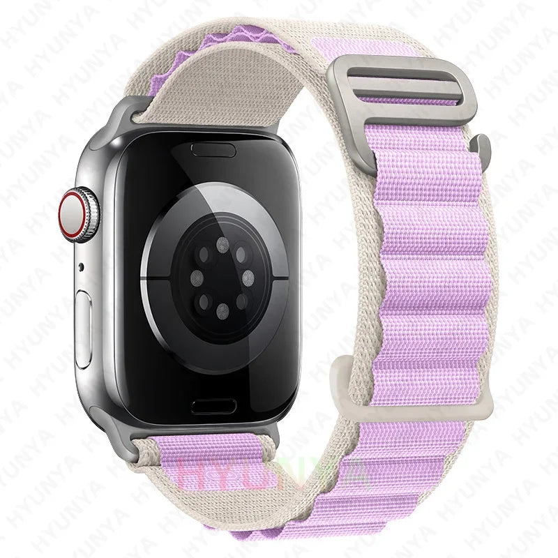 Alpine Strap for Apple Watch – Rugged Nylon Band for 49/46/45/44/42/41/40mm (Series 11–6, SE & Ultra)