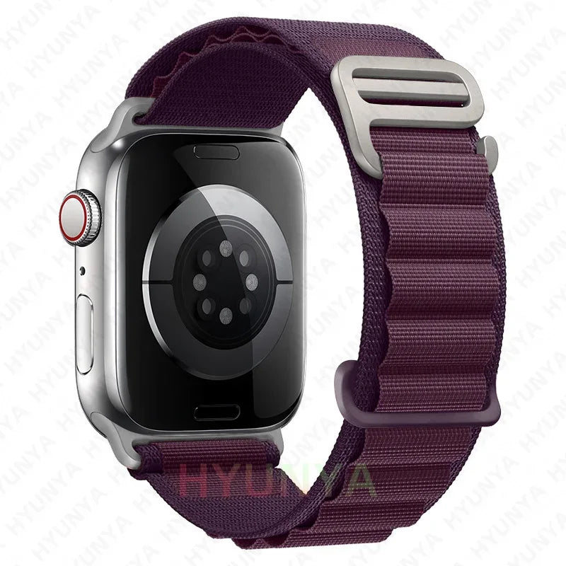 Alpine Strap for Apple Watch – Rugged Nylon Band for 49/46/45/44/42/41/40mm (Series 11–6, SE & Ultra)
